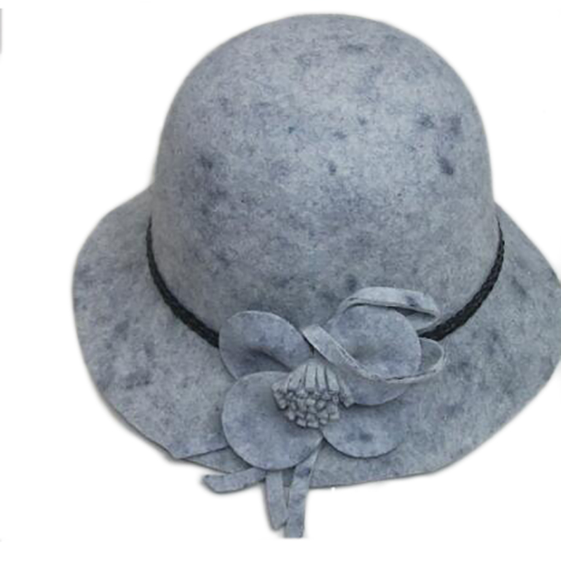 女士休閑氈帽訂制-廣東氈帽廠家