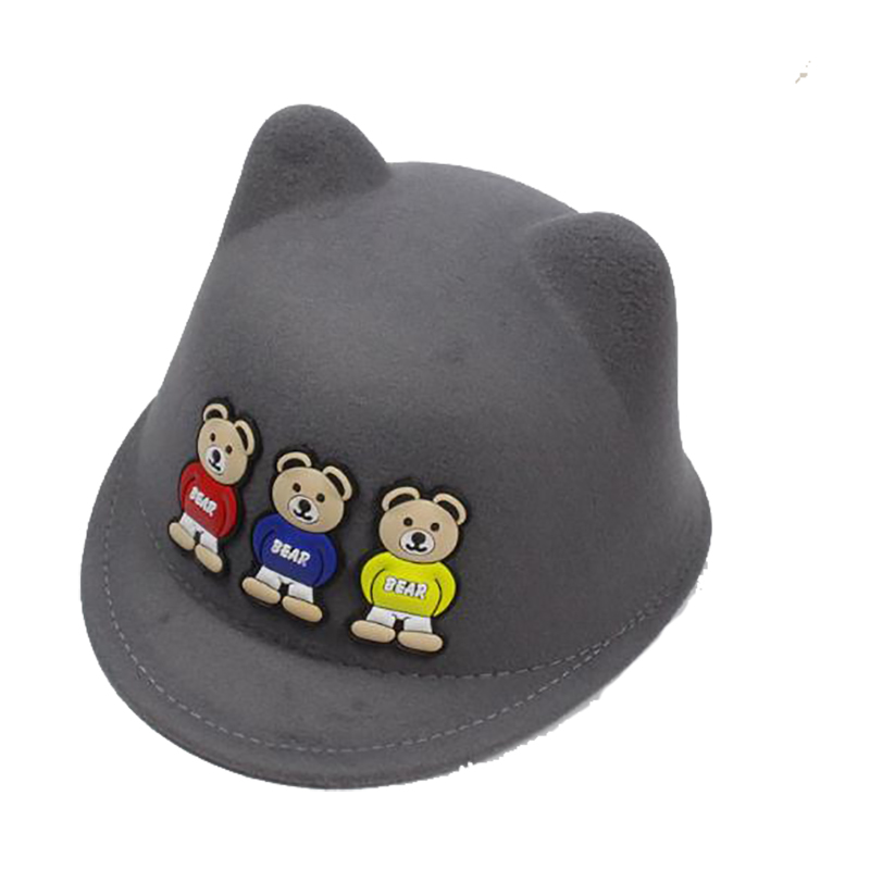 毛呢繡花寶寶馬術(shù)帽定制