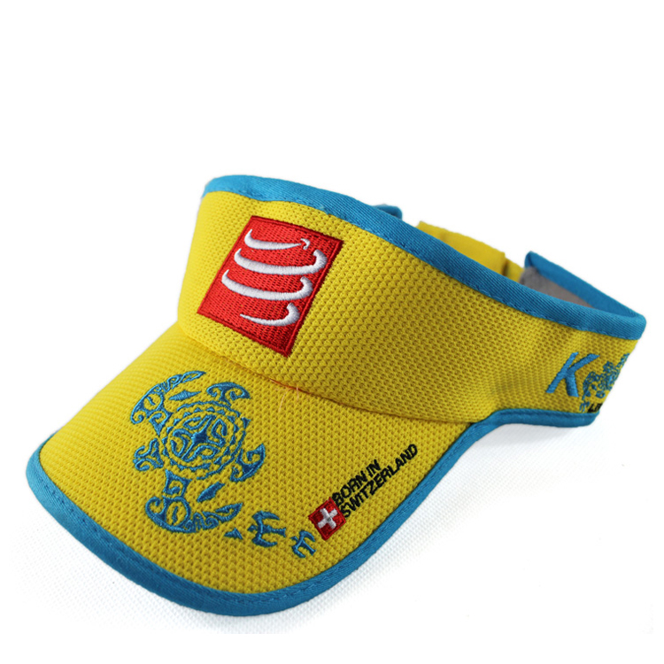 速干透氣跑步空頂帽定制