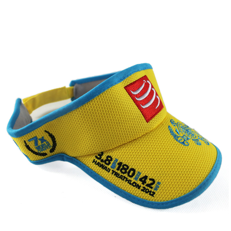 速干透氣跑步空頂帽定制