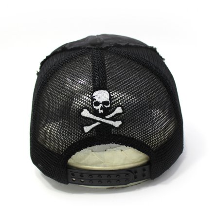 磨邊洗水網帽定制