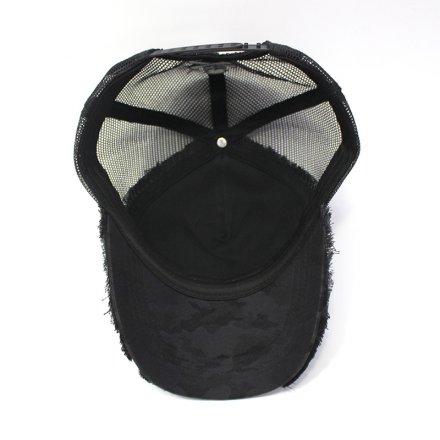 磨邊洗水網帽定制