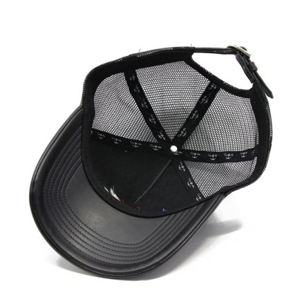 皮帶扣皮革透氣帽定制