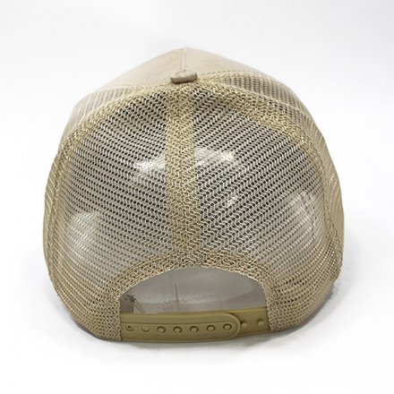 棒球做舊洗水網帽定制