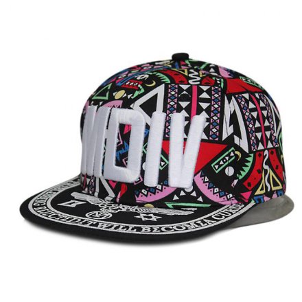 字母繡印花潮款帽定制