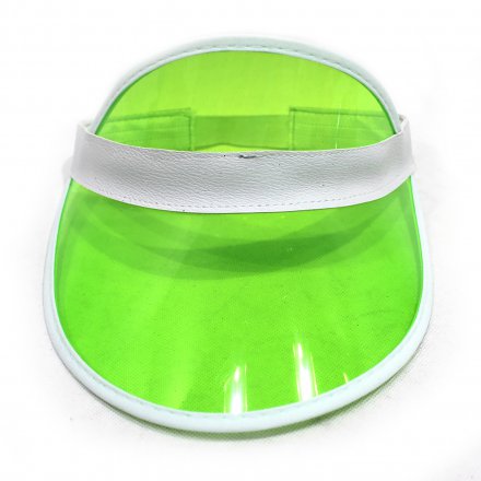 透明膠片防曬空頂帽定制