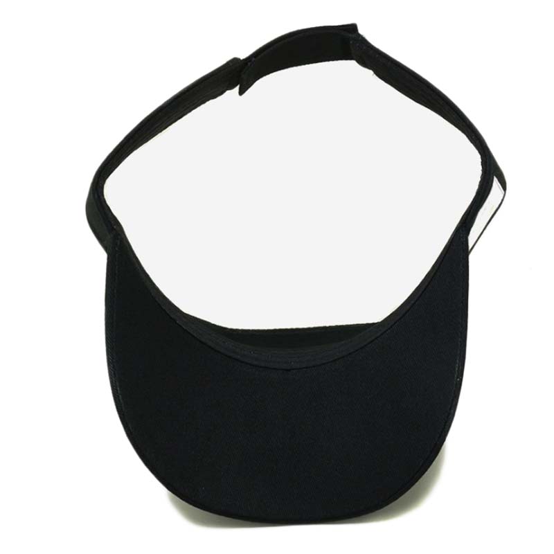 印花遮陽跑步空頂帽定制