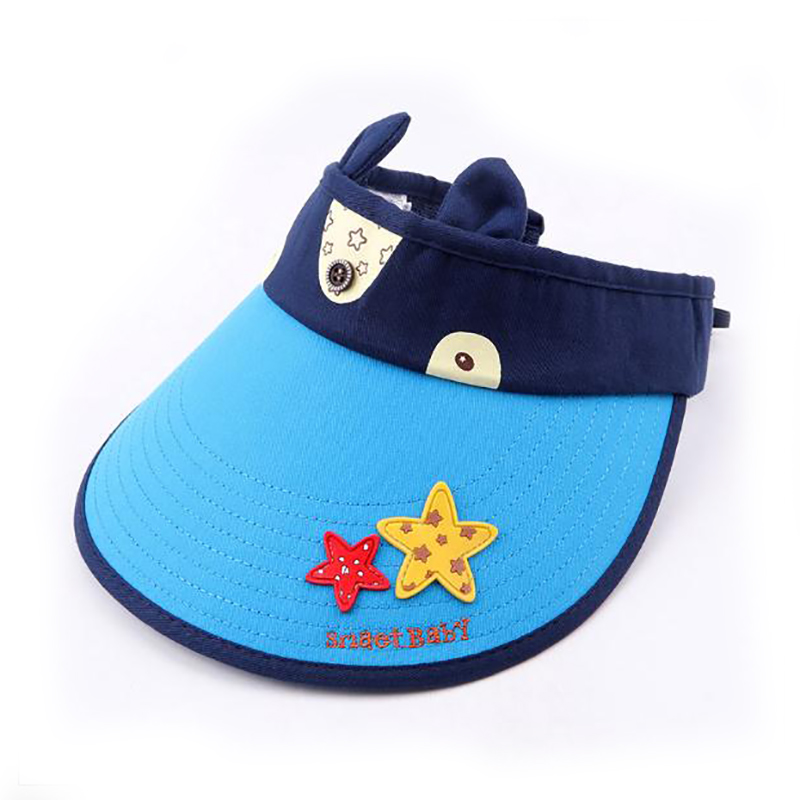 可折卷兒童跑步空頂帽定制