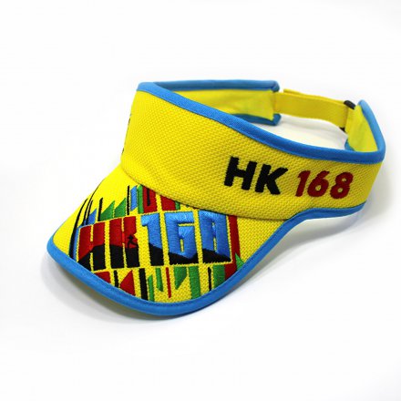 繡花馬拉松無頂帽定制