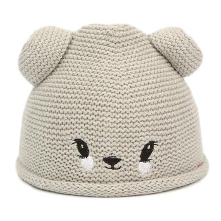 繡花卡通定型針織帽定制