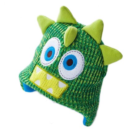 兒童保暖卡通針織帽定制