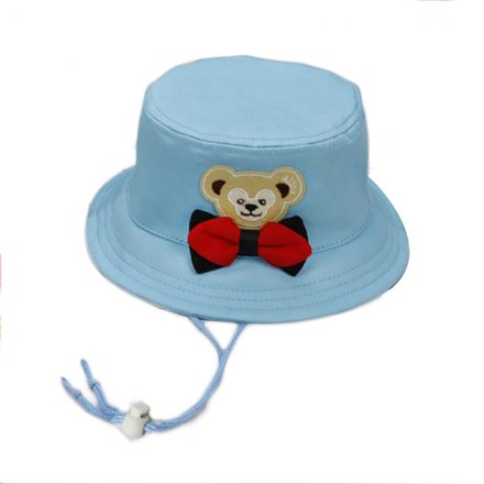 單色兒童卡通漁夫帽定制