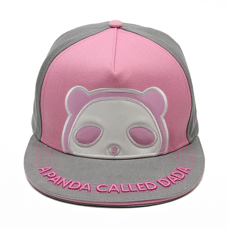 夏季卡通平沿學生帽定做