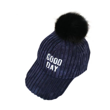 燈芯絨字母刺繡棒球帽定制