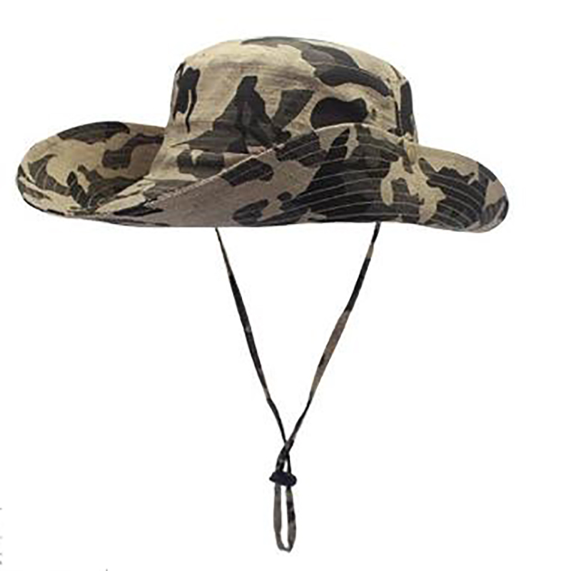 迷彩防曬帽訂制-防曬漁夫帽定做
