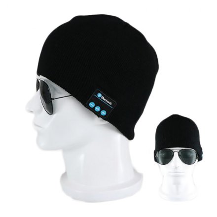 腈綸提花藍牙針織帽定制