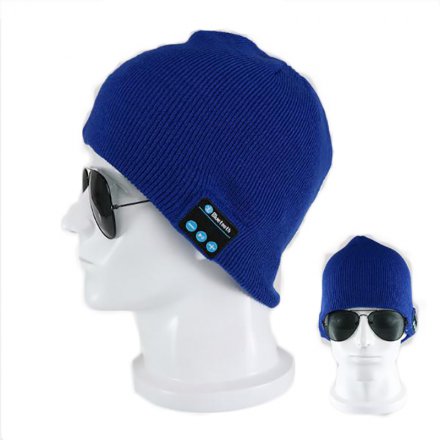 腈綸提花藍牙針織帽定制