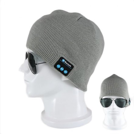 腈綸提花藍牙針織帽定制