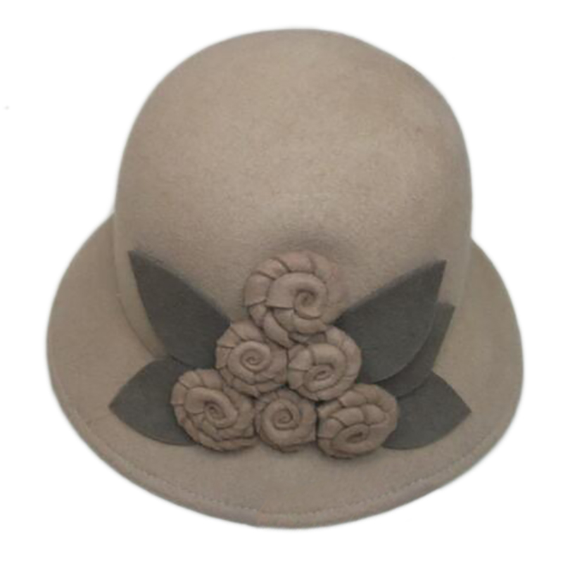 女士休閑氈帽訂制-廣東氈帽廠家