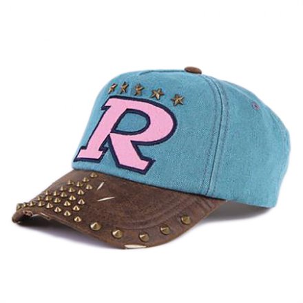 朋克風(fēng)運動鉚釘棒球帽定制