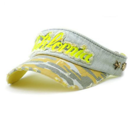 字母繡磨破洗水無頂帽定制