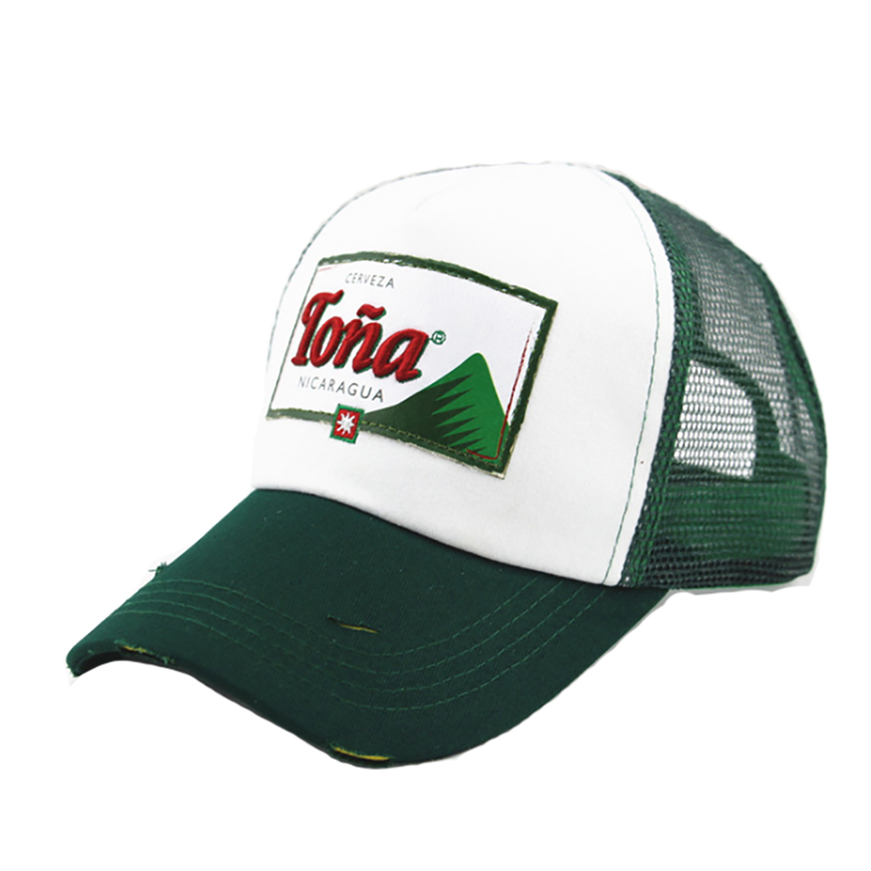 夏季遮陽透氣速干網帽定制