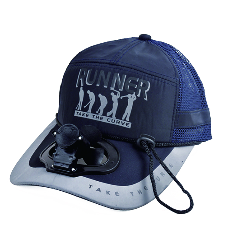 夏季遮陽防曬太陽能風(fēng)扇帽定做