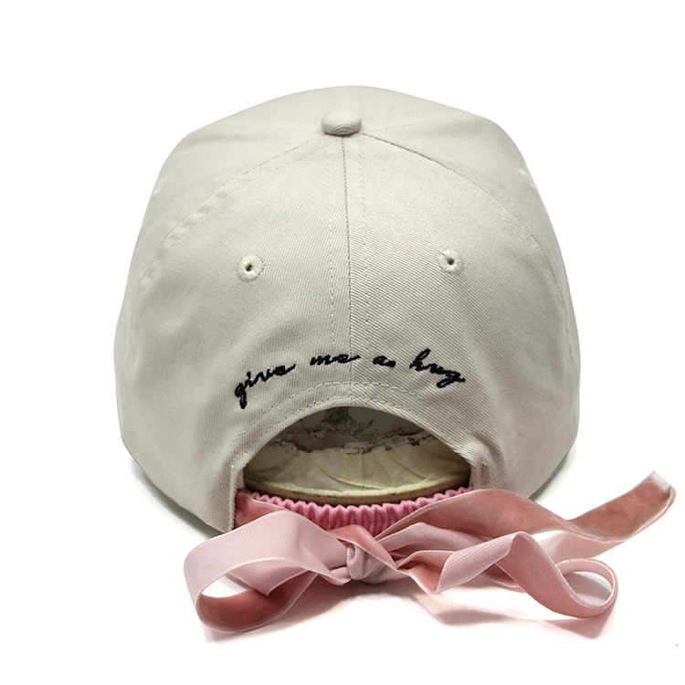 新款兒童蝴蝶結兒童運動帽定制