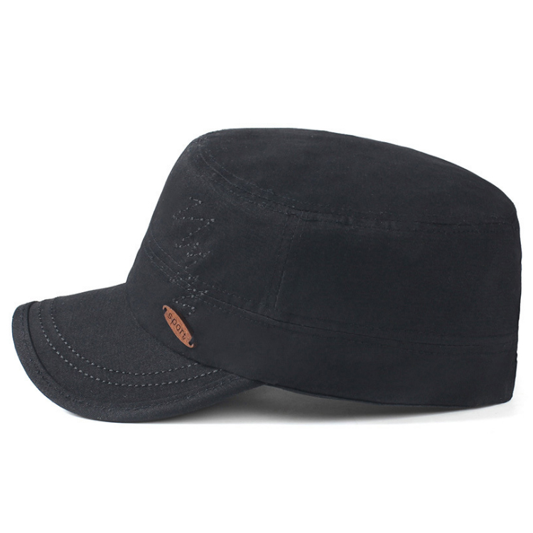 夏季戶外遮陽平頂軍帽定做